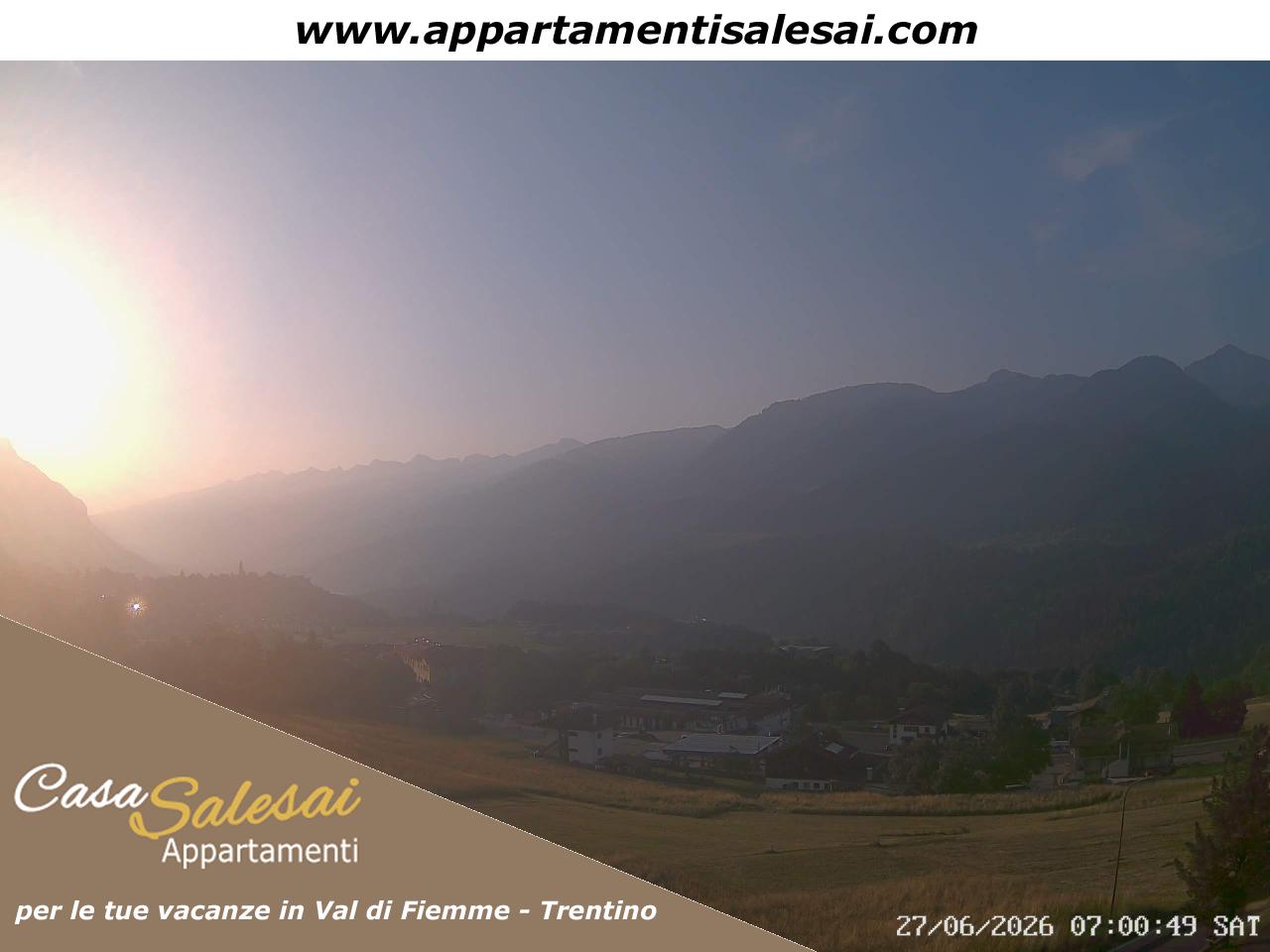 Webcam Appartamenti Salesai Carano Ville di Fiemme