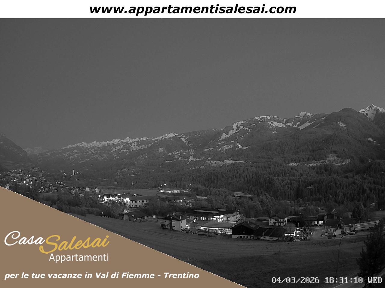 Webcam Appartamenti Salesai Carano Ville di Fiemme