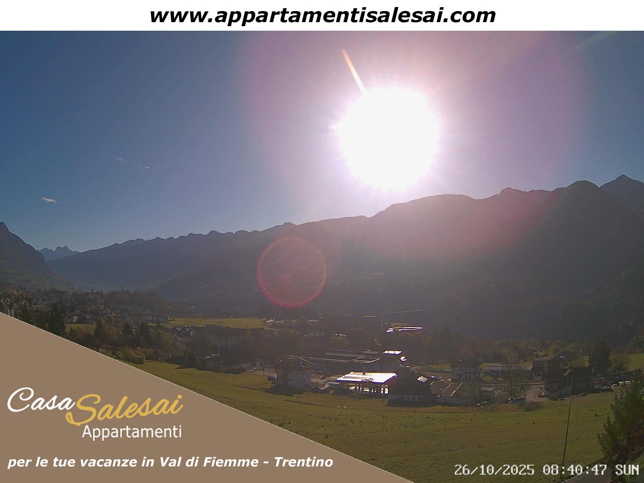 Webcam Appartamenti Salesai Carano Ville di Fiemme