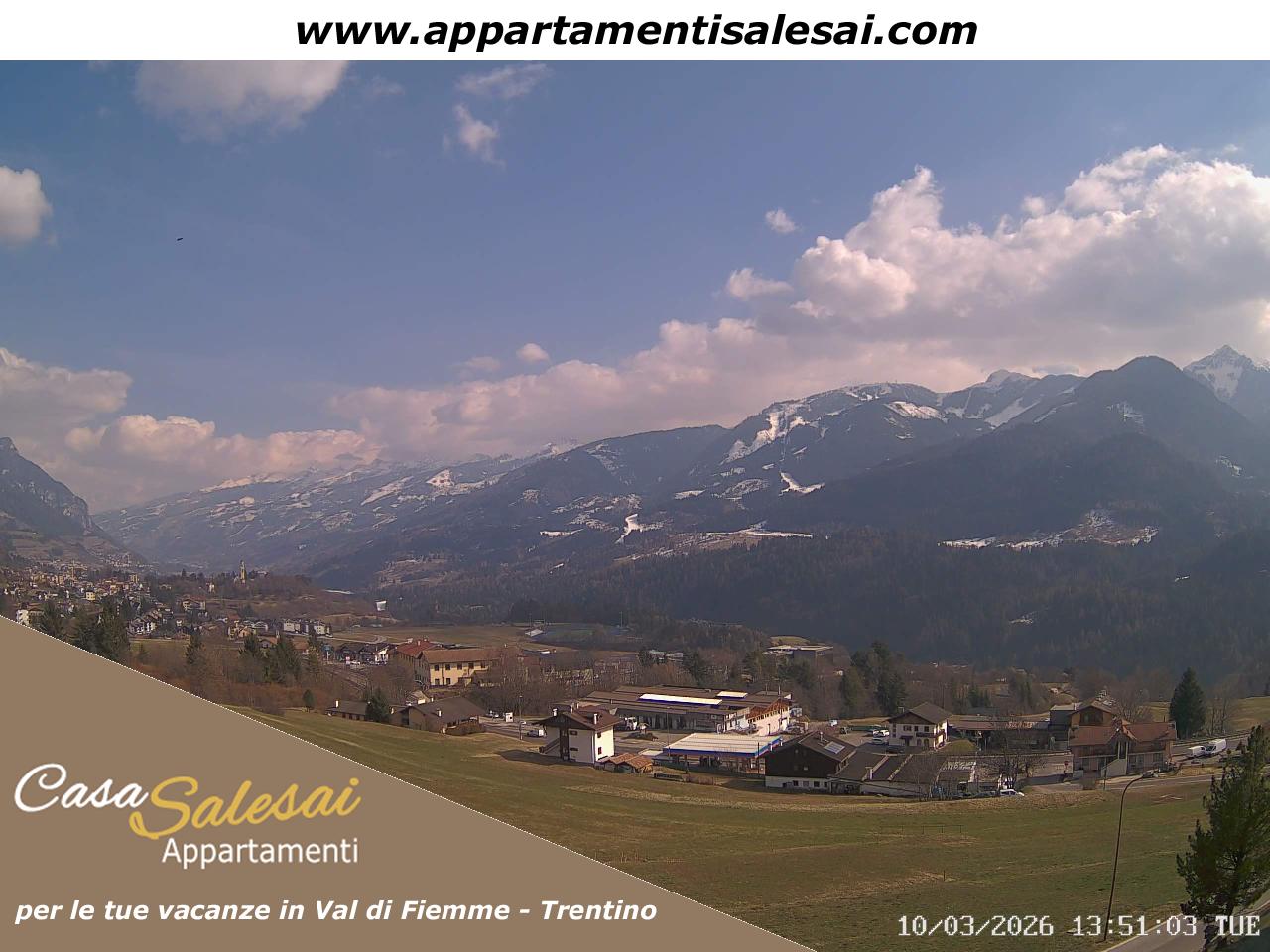 Webcam Appartamenti Salesai Carano Ville di Fiemme