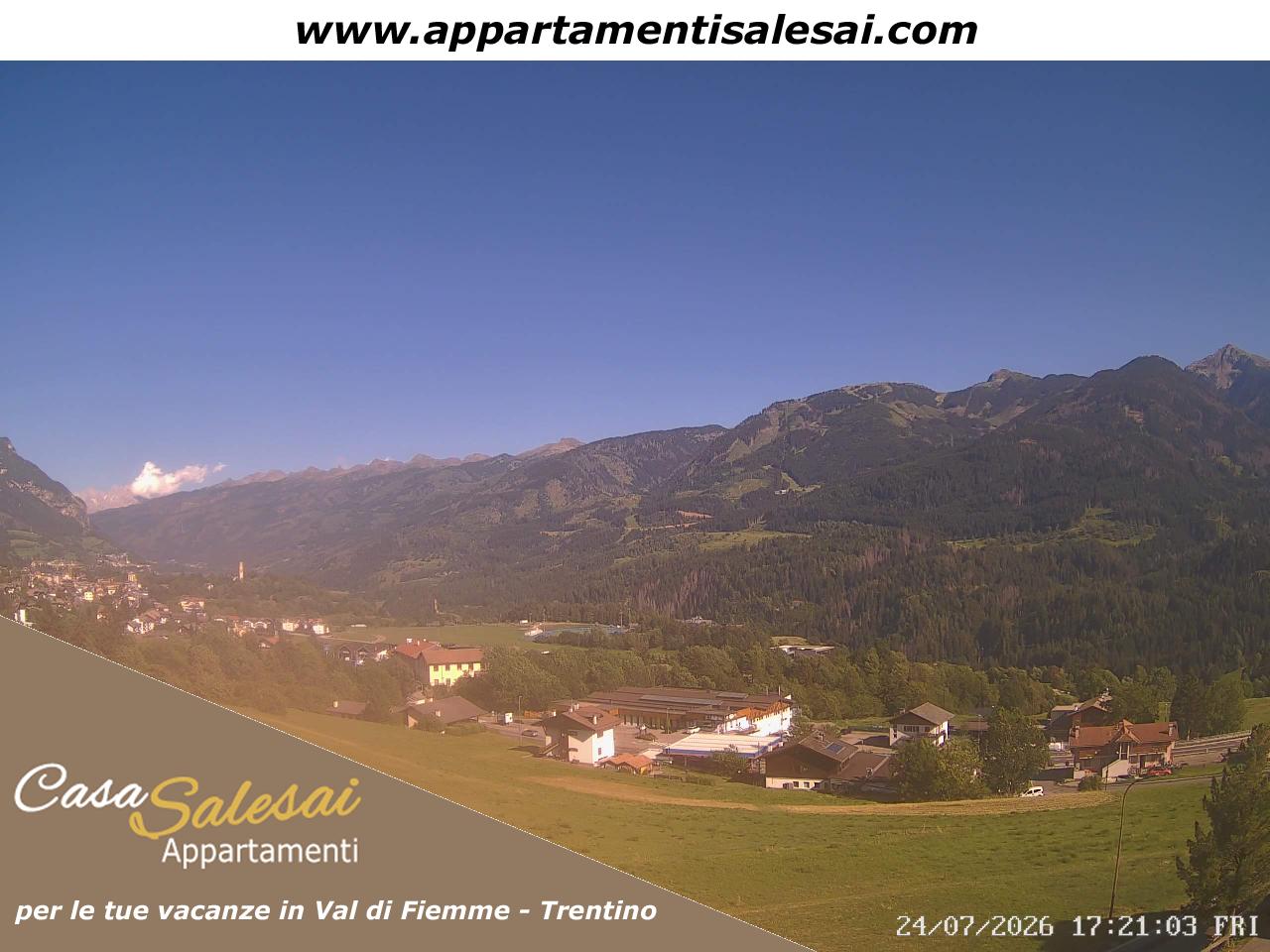 Webcam Appartamenti Salesai Carano Ville di Fiemme