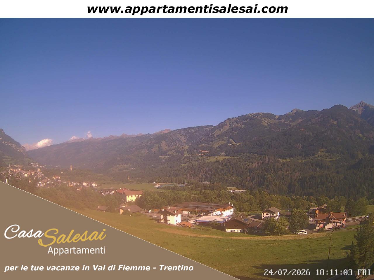 Webcam Appartamenti Salesai Carano Ville di Fiemme